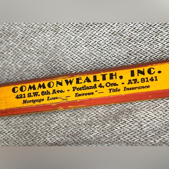 PORTLAND OREGON pencil Commonwealth Building 421 SW 6th 30s 40s antique downtown - Picture 8 of 10